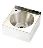 D20161N Stainless Steel Wash Basin with Waste Kit 290 x 290 x 157mm