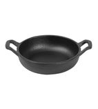 Image of FW815 Cast Iron Round Sizzle Eared Dish 120mm
