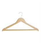 FU399 Natural Wooden Hangers (Pack of 10)