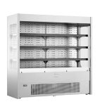 Slimline FMSLIM1800NG 1795mm Wide Stainless Steel Multideck Display Fridge With Nightblind
