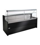 Tibet FP922-200 2000mm Wide Flat Glass Serve Over Counter Display Fridge