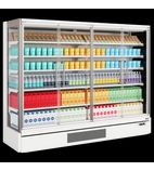 GALAXY+ GP26FGD 2580mm Wide White Multideck Display Fridge With Double Glazed Hinged Glass Doors