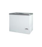 DFG275 265 Ltr White Display Chest Freezer With Glass Lid