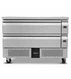 Image of CHDR9-2 4 x 1/1GN Stainless Steel Dual Temperature Fridge / Freezer Drawers