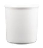 Image of DP867 Counter Serve White Deli Jars 510ml (Pack of 4)