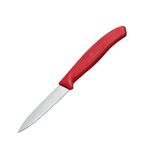 CX748 Paring Knife Pointed Tip Red 8cm