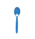 DE239BL Polycarbonate Dessert Spoon Small 17cm Blue