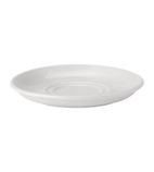 Pure White Double Well Saucers 150mm