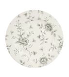 Image of Vintage Prints DA666 Rose Chintz Profile Plates Grey 210mm (Pack of 6)