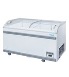 Image of G-Series PG001 500 Ltr White Display Chest Freezer With Curved Glass Lid