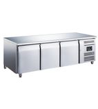 SNC3 317 Ltr 3 Door Stainless Steel Refrigerated Snack Counter
