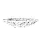 Image of VV3615 Hermosa Black Marble Round Plates 152mm (Pack of 6)