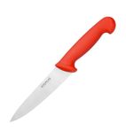 C887 Chefs Knife 6.5" Red Handle