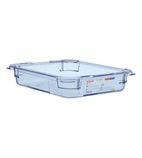 ABS Food Storage Container Blue GN 1/2 65mm