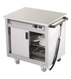 HC20MS 945mm Wide Mobile Hot Cupboard With Plain Top