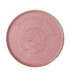 CX637 Stonecast Walled Plates Pink 260mm (Pack of 6)