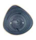 Churchill Stonecast Triangular Bowls Blueberry 153mm