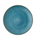 CX658 Stonecast Raw Evolve Coupe Plates Teal 260mm (Pack of 12)