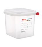 T984 Polypropylene 1/6 Gastronorm Food Storage Container 2.6Ltr (Pack of 4)