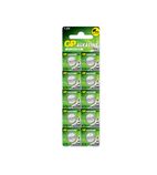 LR44 A76 1.5V Alkaline Button Batteries (Pack of 10)
