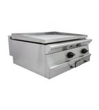 PGG7/N Natural Gas Countertop Polished Steel Plate Griddle