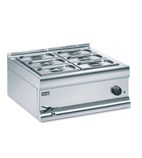 Silverlink 600 BM6CW 6 x 1/4GN Electric Countertop Wet Heat Bain Marie With Dish Pack