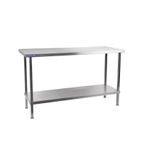 DR343 1200mm Self Assembly Stainless Steel Centre Table