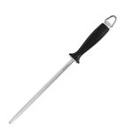 C974 Precision Cut Knife Sharpening Steel Black 12"