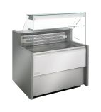 Tibet FP924-100 1000mm Wide Flat Glass Serve Over Counter Display Fridge
