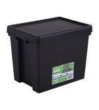 FB131 Bam Heavy Duty Storage Box and Lid Black 24Ltr