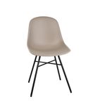 Arlo Side Chair with Metal Frame Coffee (Pack of 2)
