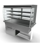 Drop-In D4RD 4 x 1/1GN Refrigerated Multi Level Drop-in Display Merchandiser
