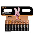 Plus AA 1.5V Alkaline Batteries (Pack of 16)