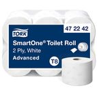 SmartOne CD507 Toilet Rolls White T8 2-Ply 207m (Pack of 6)