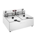 CU624 2 x 5 Ltr Electric Countertop Twin Tank Fryer