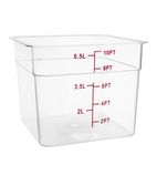 CF022 Polycarbonate Square Storage Container 5.5Ltr