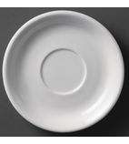 Whiteware U828 Cappuccino Saucers 180mm Fits cup U827 (Pack of 12)