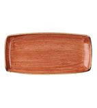 DK544 Rectangular Plates Spiced Orange 350 x 185mm (Pack of 6)