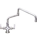 Image of AquaJet AJ-B-2DJ18L 1/2" Mixer with Lever Controls & Double Jointed Spout