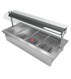 Image of D4BM Countertop Heated Bain Marie Display With Gantry (Dry Heat)