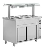 Image of MQV711 1105mm Wide Hot Cupboard With Wet Heat Bain Marie Top