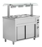 Image of MRV711 1105mm Wide Ambient Cupboard With Wet Well & Bain Marie Top