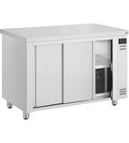 HCP11 1100mm Wide Mobile Hot Cupboard With Plain Top