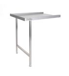 T8ENL 800(W) x 650(D)mm Left Hand Entry Table For Classeq Passthrough Dishwashers