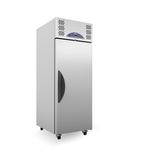Image of Garnet HG1T-SA Medium Duty 620 Ltr Upright Single Door Stainless Steel Fridge