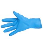 Ultranitril 475 FA295-L Liquid-Proof Food Handling and Janitorial Gloves Blue Large