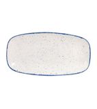 Image of Stonecast Hints DS587 Rectangular Plates Blueberry Indigo 298mm (Pack of 12)