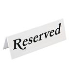 L988 Plastic Reserve Signs (Pack of 10)