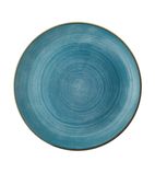 CX659 Stonecast Raw Evolve Coupe Plates Teal 285mm (Pack of 12)