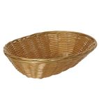 Image of T364 Poly Wicker Oval Food Basket (Pack of 6)